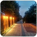 公園雕塑景觀亮化怎樣做？——洗墻燈如何安裝固定？