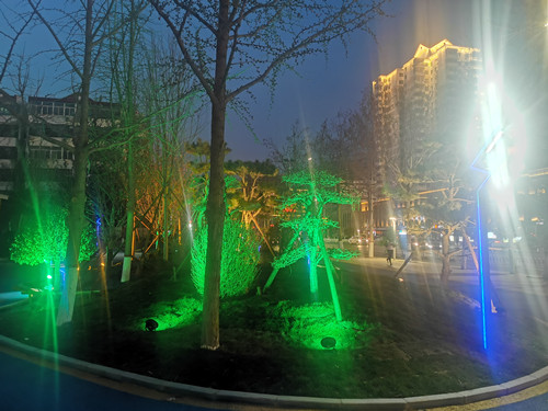 街心公園，景觀燈